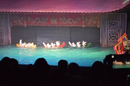 水上人形劇 写真