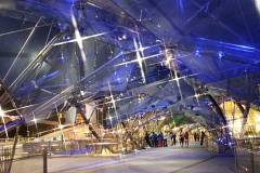 公園とへリックス・ブリッジ散策