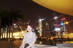 シンガポール夜景